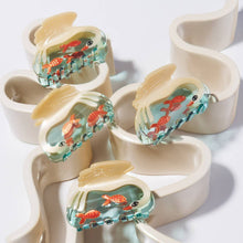 Load image into Gallery viewer, The Swan Claw - White Swan Bird With Goldfish Hair Clip
