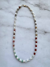 Load image into Gallery viewer, Mika Pearl and Gemstone Necklace New Colors
