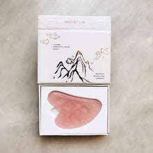 Load image into Gallery viewer, Rose Quartz Gua Sha Facial Lifting Tool
