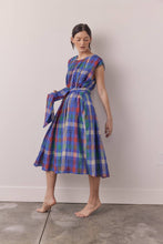 Load image into Gallery viewer, Harper Pleated Plaid Midi Dress
