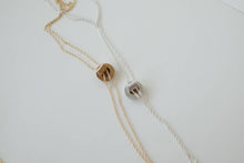 Load image into Gallery viewer, Gold Bolo Tie Necklace

