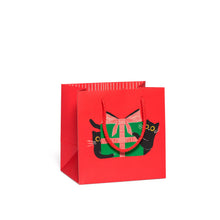 Load image into Gallery viewer, Holiday Black Cat Gift Bag
