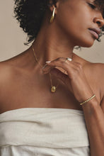 Load image into Gallery viewer, Scarab Necklace | Gold Vermeil Box Chain
