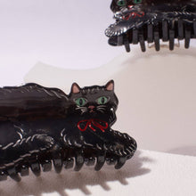 Load image into Gallery viewer, Black Kitty Hair Claw
