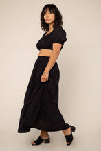 Load image into Gallery viewer, Cotton Eyelet Top | Black
