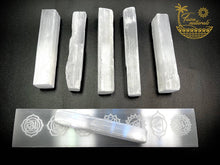 Load image into Gallery viewer, Selenite Crystal Wands (4 inch)  Imported from Morocco
