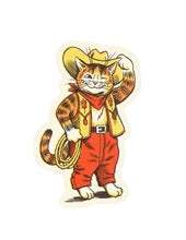Load image into Gallery viewer, Cowboy Kitty Sticker
