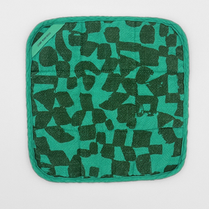 Jenny Pennywood Lucky Green Potholder