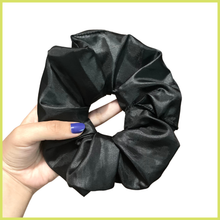 Load image into Gallery viewer, Black Oversized Scrunchie
