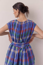 Load image into Gallery viewer, Harper Pleated Plaid Midi Dress
