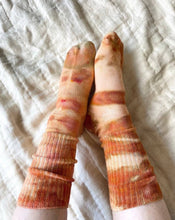 Load image into Gallery viewer, Hand Dyed Bamboo Baby Socks | Wildflower
