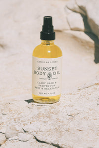 Sunset Body Oil | Clary Sage & Vetiver