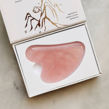 Load image into Gallery viewer, Rose Quartz Gua Sha Facial Lifting Tool
