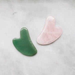 Rose Quartz Gua Sha Facial Lifting Tool