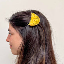 Load image into Gallery viewer, Lemon Slice Alligator Hair Clip
