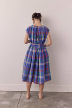 Load image into Gallery viewer, Harper Pleated Plaid Midi Dress
